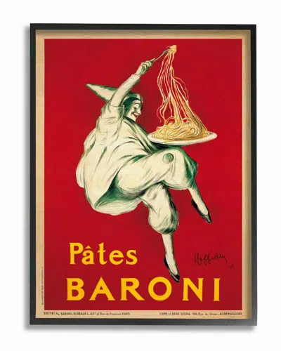 Stupell Pates Baroni Vintage Poster Food Design Wall Art