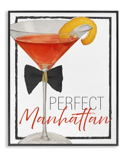 Stupell Perfect Manhattan Cocktail By Lorenzo Collective Wall Art In Multi