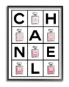 Stupell Perfume Bottle Bold Text Glam Wall Art In Pink