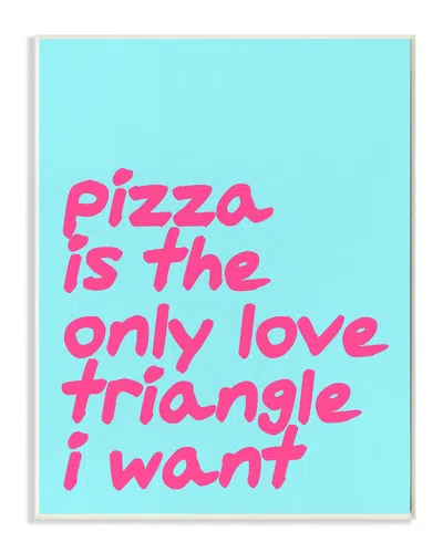 Stupell Pizza Love Triangle By Lulusimonstudio