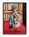 Stupell Queen Chicken With Corgi Regal Animal Humorwall Art