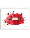 Stupell Red Lips Watercolor Splash By Amanda Greenwood