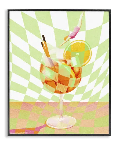 Stupell Retro Swimmer Summer Cocktail By Lil' Rue Wall Art In Multi