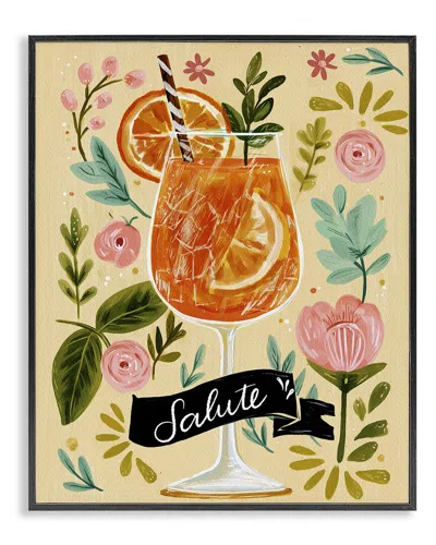 Stupell Salute Citrus Cocktail By Yen Wall Art In Orange