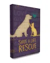 Stupell Save A Life Rescue Dog And Cat Silhouette