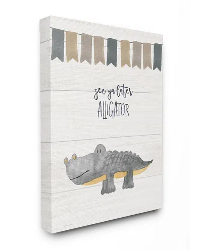 Stupell See Ya Later Alligator By Jo Moulton Canvas Art In Multi