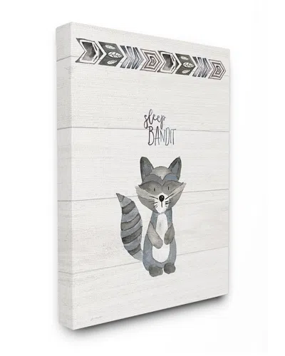 Stupell Sleep Bandit By Jo Moulton Canvas Art In White