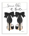 Stupell Some Like It Haute Black Pumps Heels By Amanda Greenwood