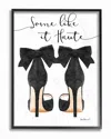 Stupell Some Like It Haute Black Pumps Heels By Amanda Greenwood Framed Art