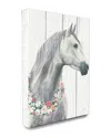 Stupell Spirit Stallion Horse With Flower Wreath Canvas Art Canvas Art