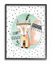 Stupell Stay Clever Tribal Fox By Jo Moulton Framed Art