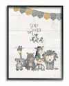 Stupell Stay Wild My Child Animals By Jo Moulton Framed Art