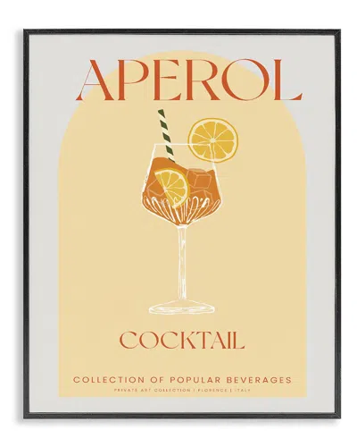 Stupell Stylish Retro Aperol Cocktail By Lil' Rue Wall Art In Multi