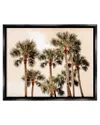 Stupell Summer Palm Trees Sky Framed Floater Canvas Wall Art By Natalie Carpentieri