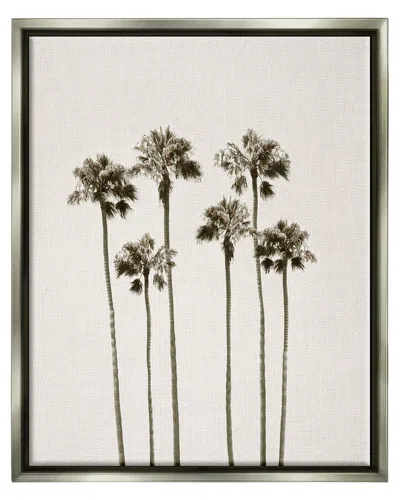 Stupell Tall Palm Trees Looming Framed Floater Canvas Wall Art By Natalie Carpentieri