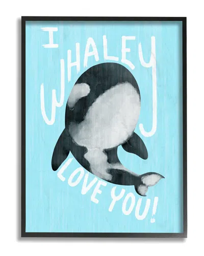 Stupell Blue I Whaley Love You