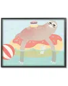 Stupell Cartoon Lazy Sloth