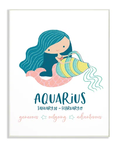 Stupell Fun Modern Zodiac Aquarius