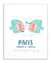 Stupell Fun Modern Zodiac Pisces