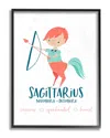 Stupell Fun Modern Zodiac Sagittarius