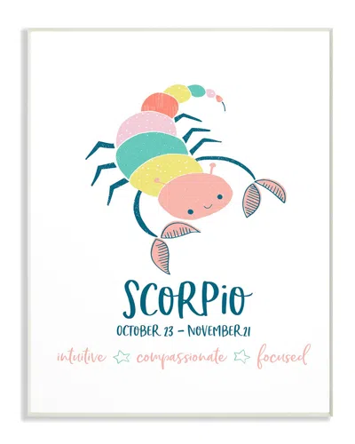 Stupell Fun Modern Zodiac Scorpio
