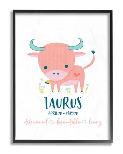 Stupell Fun Modern Zodiac Taurus