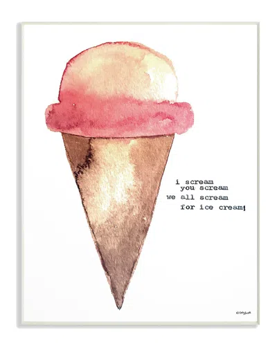 Stupell I Scream For Ice Cream