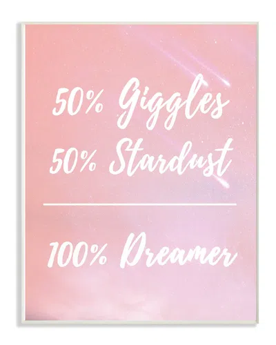 STUPELL THE KIDS ROOM BY STUPELL PINK ATMOSPHERE GIGGLES