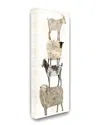 Stupell Home Decor Collection Fun Stacked Sheep And Goats Farm Animals