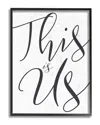Stupell This Is Us Typography Framed Art