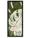 Stupell Tropical Monstera Leaf Shapes Framed Giclee Wall Art By Ziwei Li