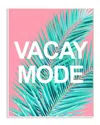 Stupell Vacay Mode Neon Palm Leaf
