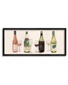 Stupell Various Wine Champagne Bottles Framed Giclee Wall Art By The Saturday Evening Post