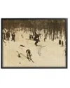 Stupell Vintage Ski Slopes Winter Athletes Sepia Tone Photography By Wild Apple Portfolio Wall Art