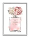 Stupell Vintage Soft Flowers In Pink Fashion Fragrance Wall Art In Pink