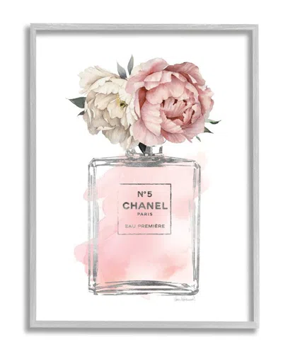 Stupell Vintage Soft Flowers In Pink Fashion Fragrance Wall Art