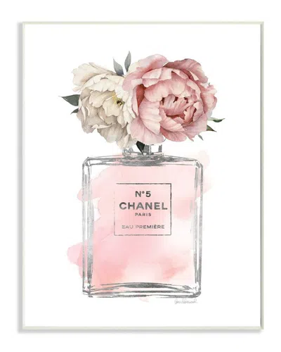 Stupell Vintage Soft Flowers In Pink Fashion Fragrance Wall Art