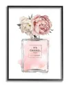 Stupell Vintage Soft Flowers In Pink Fashion Fragrance Wall Art In Pink
