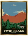 Stupell Visit Twin Peaks Mountain Landscape By Matheus Lopes Castro Wall Art