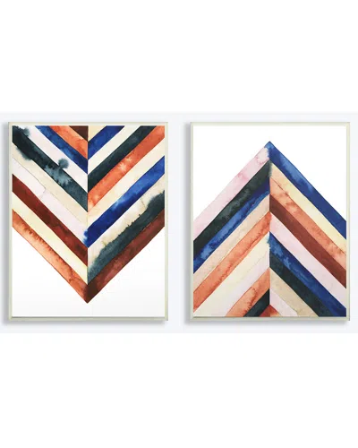 Stupell Watercolor Abstract Layered Shapes By Grace Popp