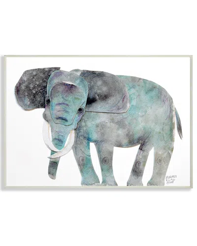 Stupell Watercolor Cutout Collage Elephant By Marley Ungaro