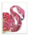 Stupell Watercolor Cutout Collage Flamingo By Marley Ungaro