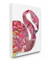 Stupell Watercolor Cutout Collage Flamingo By Marley Ungaro Canvas Art In Multi