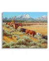 Stupell Western Ranch Horse Cattle Canvas Wall Art By Jimmy Dyer