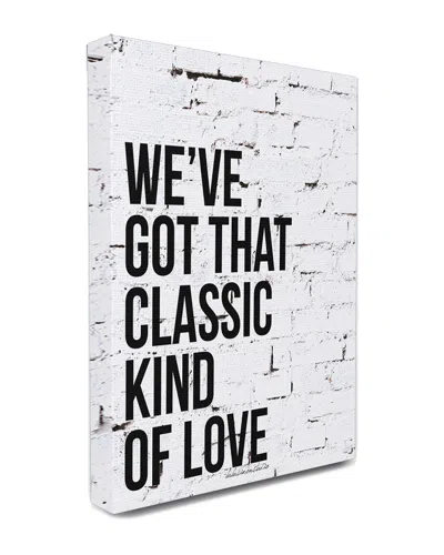 STUPELL STUPELL WE'VE GOT THAT CLASSIC LOVE CANVAS WALL ART BY LULUSIMONSTUDIO