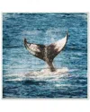 Stupell Whale Tail Ocean Splash Planked Look By Sheldon Lewis