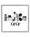 Stupell Xoxo Various Glam Makeup Framed Giclee Wall Art By Alison Petrie