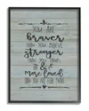 Stupell You Are Braver Stronger And More Loved Framed Art