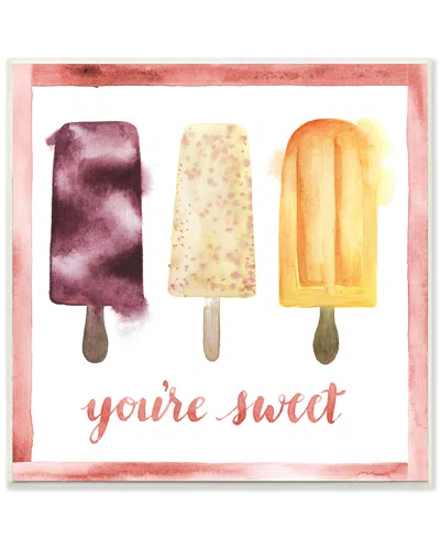 Stupell You're Sweet Watercolor Popsicles By Grace Popp
