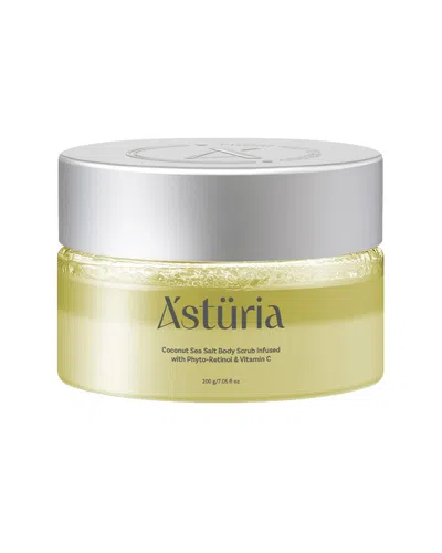 Ástüria Unisex 7.05oz Coconut Sea Salt Body Scrub Infused With Phyto-retinol & Vitamin C In Transparent